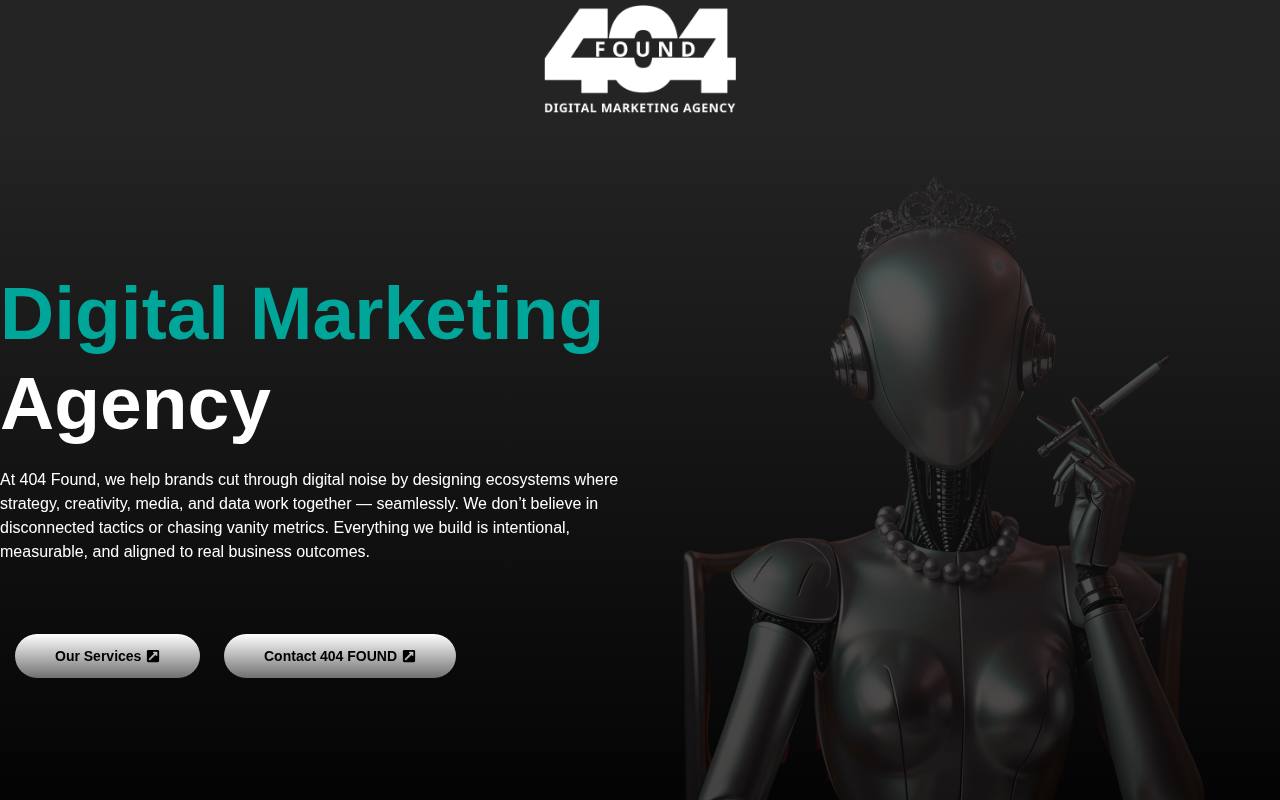 404 Found website designed and built by Websummit