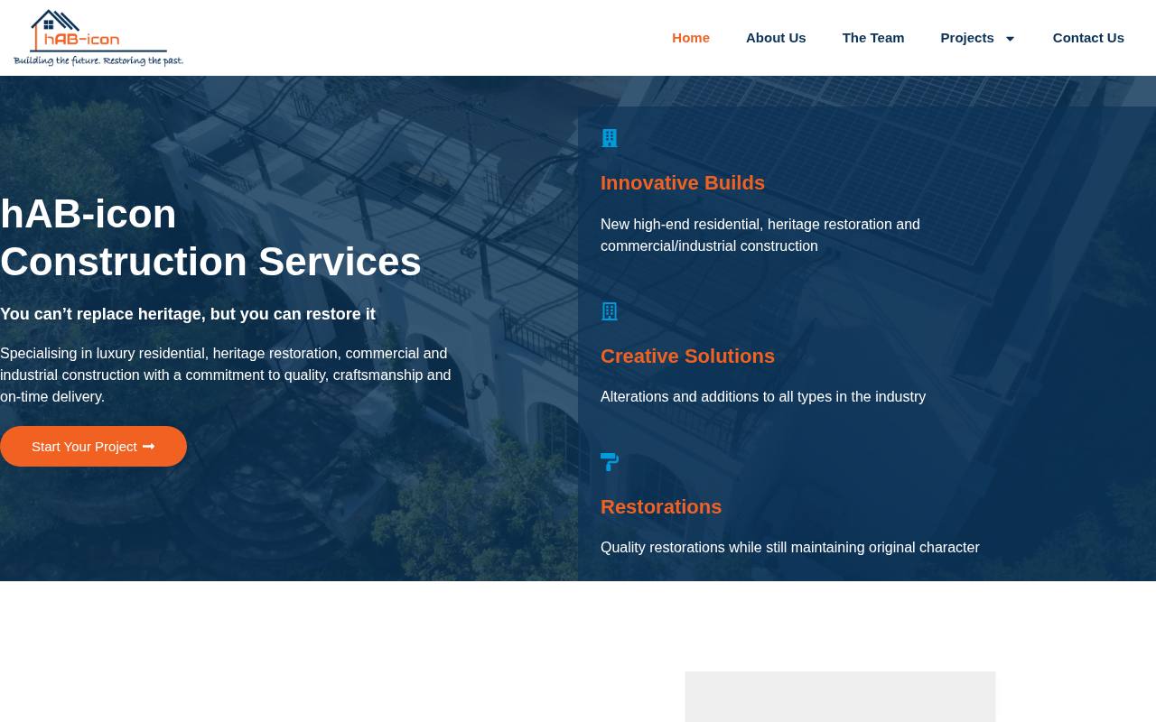 Hab Icon website built by Websummit