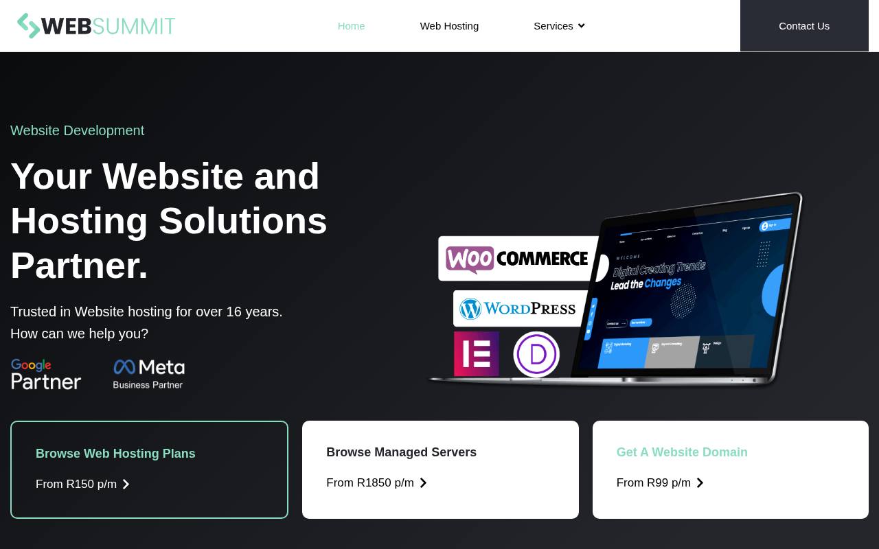 Web Summit website built by Websummit